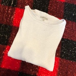 Long sleeve blue sweater